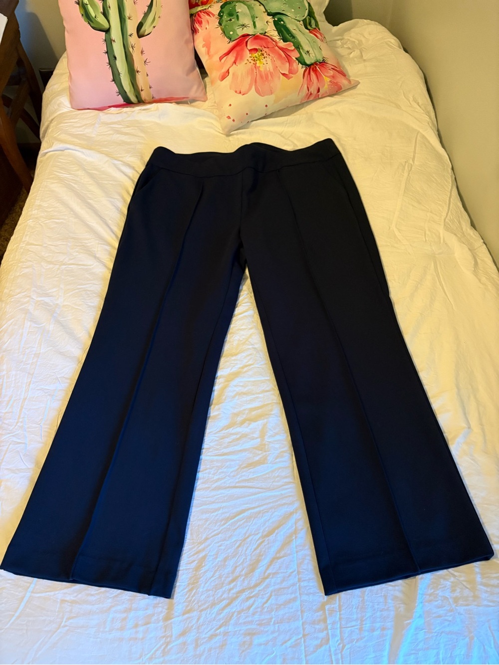 Wide-Leg Navy Women’s Dress Pants, Counterparts size 2X, NWOT